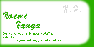 noemi hanga business card
